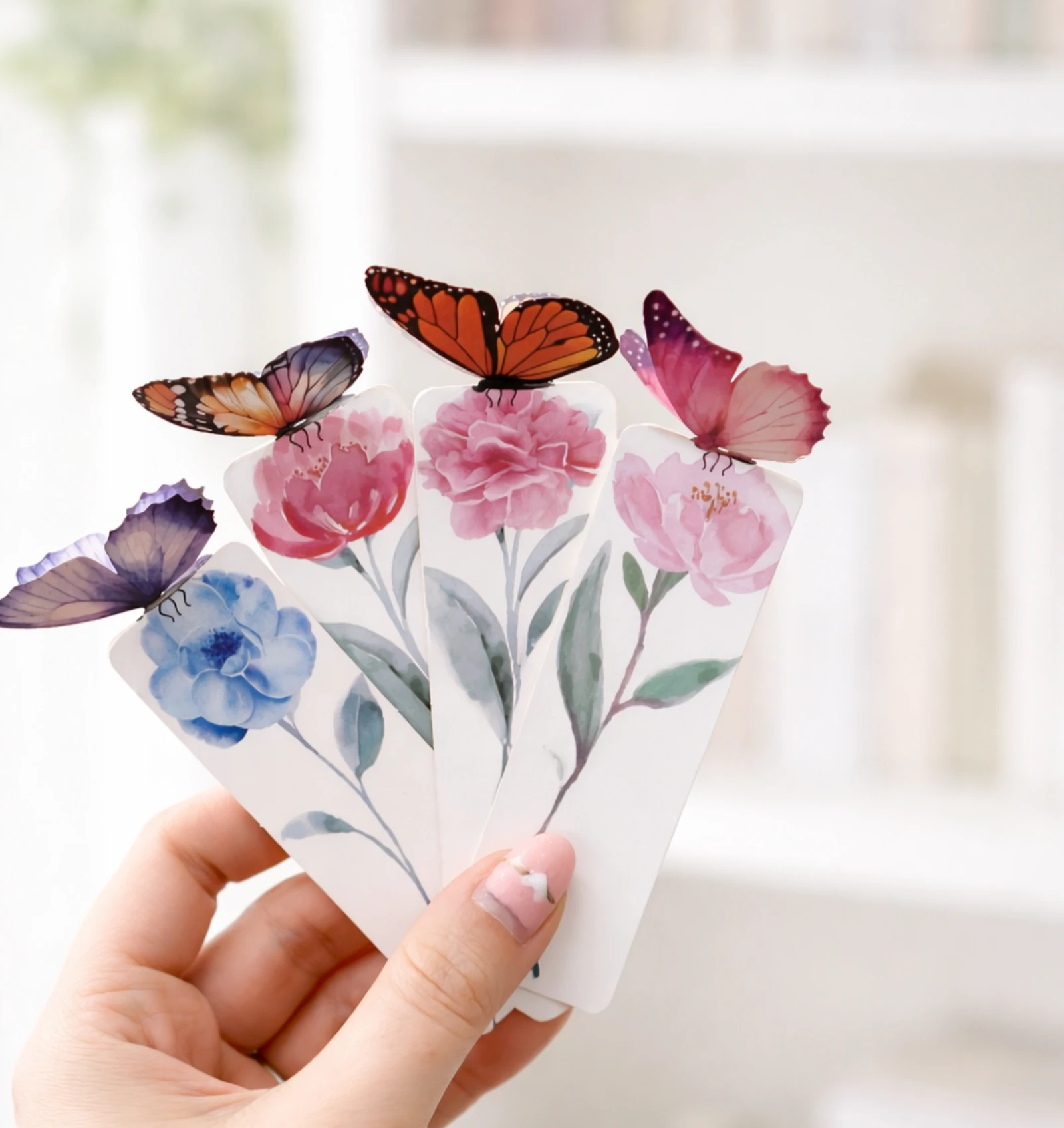 4 eenheden van 3D vlinder bladwijzers 🦋 | Partijen beschikbaar | Nieuw | Ideaal leesgeschenk – photo 2